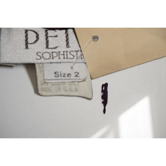 Vintage Petite Sophisticate Lace Overlay Dress – Size 2 – NWT - Picture 11 of 13